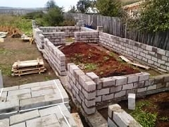 строительство бани пошагово